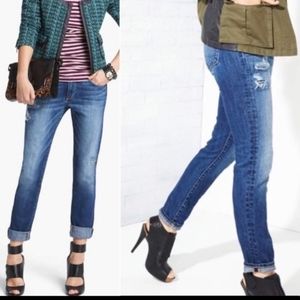 Womens Paige Skyline Ankle Peg Jeans 27 Jessie Tear & Repair